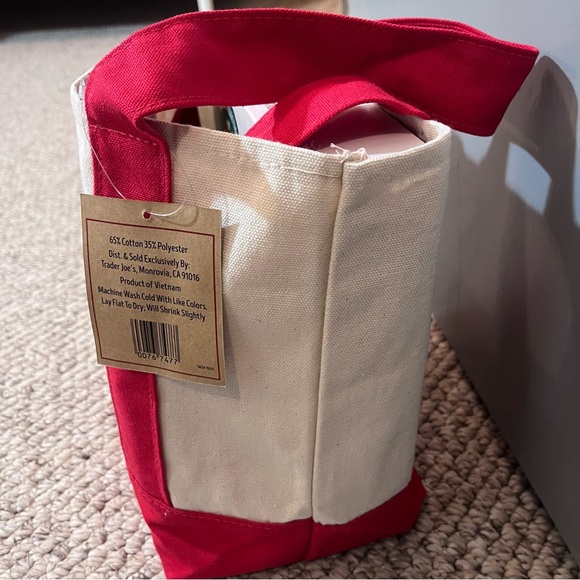 NEW Trader Joe’s Mini Tote Bag SET of Four- Viral Limited Edition- Almost Gone!! - Picture 9 of 12